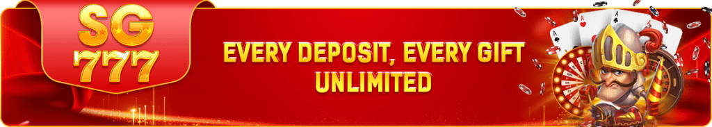 SG777 Every Deposit Free 100 Bonus