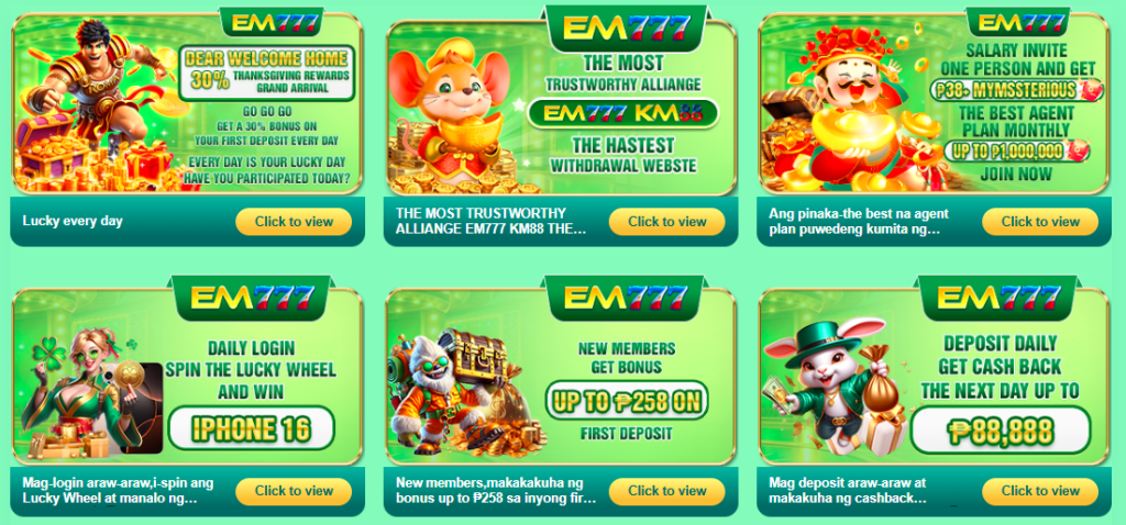 EM777 Promotion Terms and Conditions